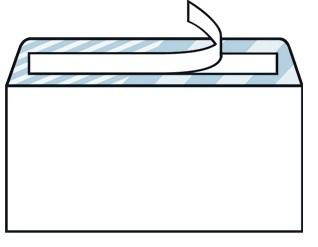 SOBRE BLANCO 4º PROLONGADO 190X250 T. SILICONA C/250 UD. SAM