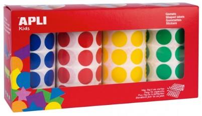 GOMETS APLI FIGURAS GEOMETRICAS PACK-4U. AZ./RO./AM./VE. 7080U