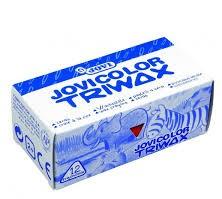 JOVICOLOR TRIWAX CAJA 12 CERAS NARANJA