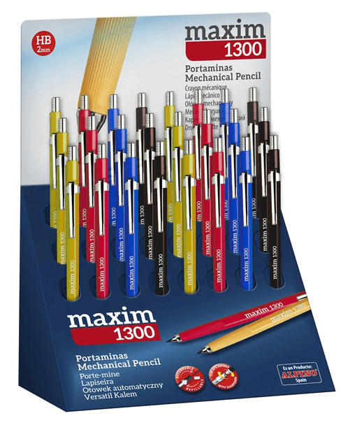 PORTAMINAS 2mm ALPINO MAXIM HB EXPOSITOR 24 UD.