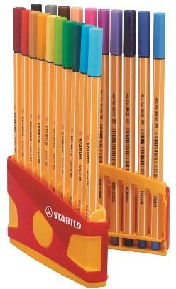 ROTULADOR STABILO POINT 8820-03 COLORPARADE ESTUCHE 20UD