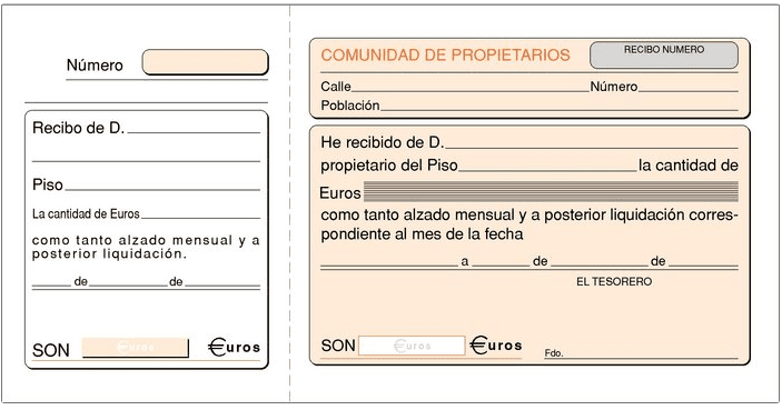 TALONARIO COMUNIDAD DE PROPIETARIOS 1/3 T-48 LOAN