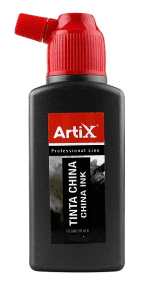TINTA CHINA NEGRO 100ML ARTIX